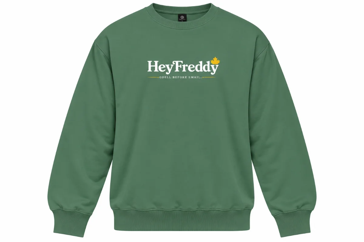 Odell Before Email Crewneck · Balsam Green — 2